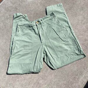 Big Bud Press Pencil Pant in Pale Sage Green